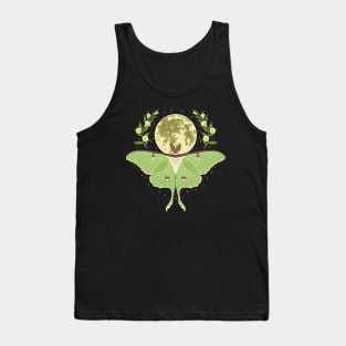 Luna Moth At Night Tank Top